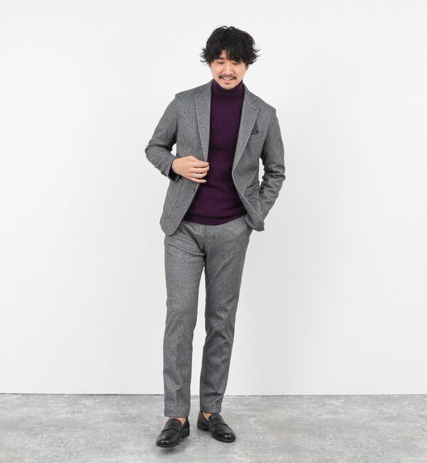 NOLLEY'S goodman「《セットアップ対応》【Active Jersey】ホームスパン ストレッチスリムフィット 25AW」|チノ|