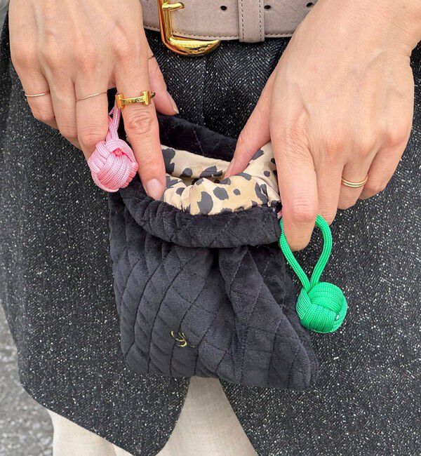 grace grace「【grace grace/グラスグラス】パデッドキンチャクポーチ」|ポーチ|