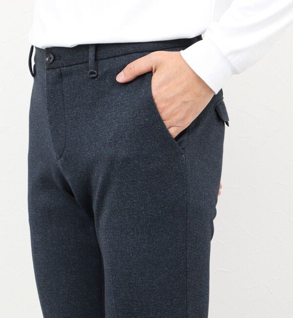 Stutostein「《ビジカジ/セットアップ対応》CORDURA 裏起毛ストレッチパンツ 25AW」|チノ|