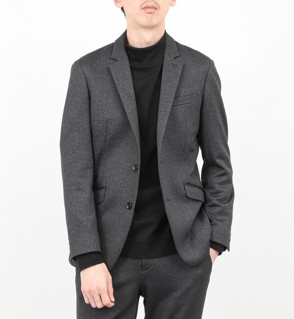 Stutostein「《ビジカジ/セットアップ対応》CORDURA 裏起毛ウォッシャブルストレッチジャケット 25AW」|テーラードジャケット|