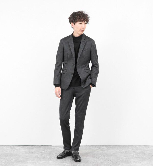 Stutostein「《ビジカジ/セットアップ対応》CORDURA 裏起毛ウォッシャブルストレッチジャケット 25AW」|テーラードジャケット|