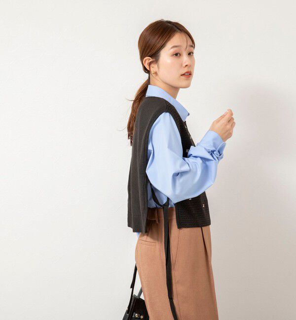 NOLLEY'S「《手洗い可能》ビジュー付ベスト」|ベスト・ジレ|