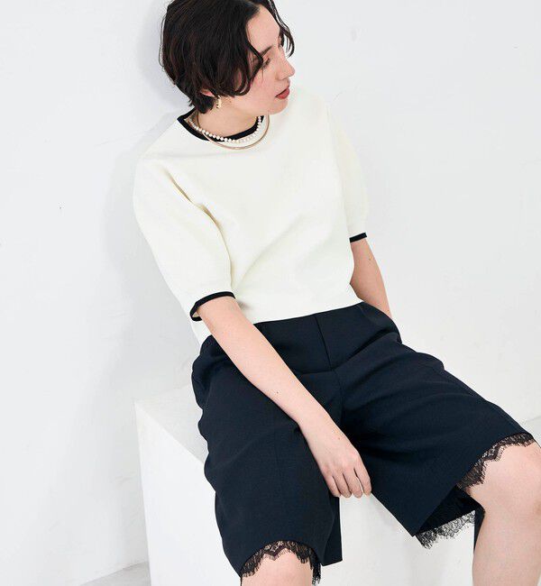 NOLLEY'S「《セットアップ対応》ウォッシャブルハイスペック麻調2WAYハーフパンツ」|その他|