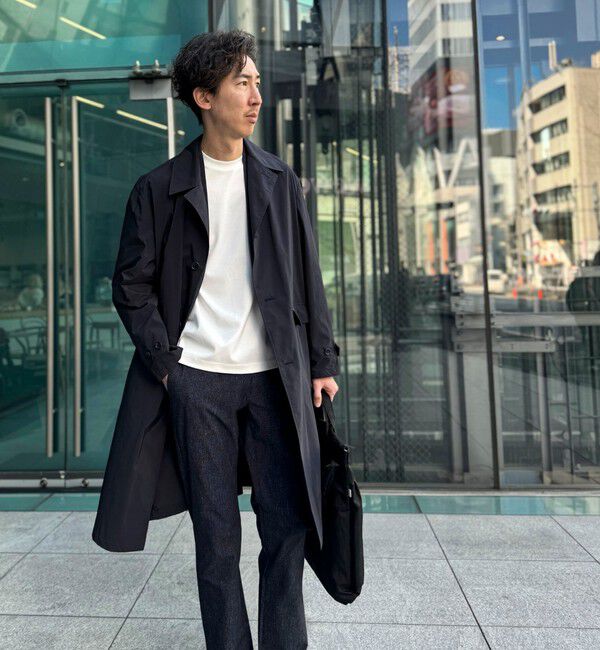 NOLLEY'S goodman「《ビジカジ対応》【ダントツ撥水】ステンカラーコート 26SS」|ステンカラーコート|