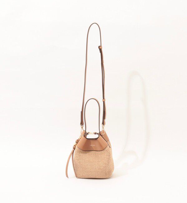 NOLLEY'S「【LORISTELLA/ロリステッラ】キューブワンハンドル雑材コンビバッグ」|ショルダー・メッセンジャー|