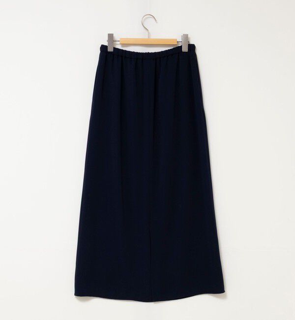 NOLLEY'S「ウォッシャブルハイスペックサテンロングスカート」|フレア|