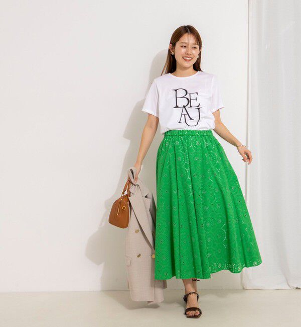 NOLLEY'S「ウォッシャブルプリントT」|Tシャツ・カットソー|