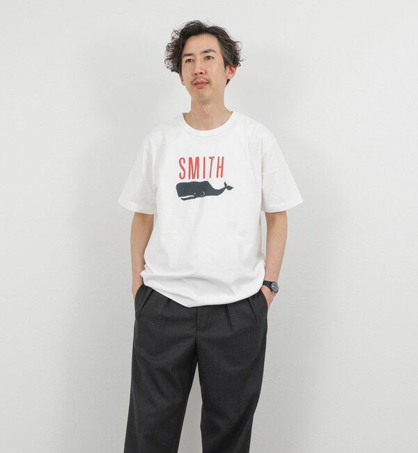 NOLLEY'S goodman「【BARNS OUTFITTERS】別注 SMITH プリントTシャツ 26SS」|Tシャツ・カットソー|