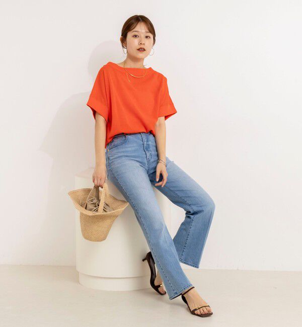 NOLLEY'S「《手洗い可能》コットンセルロースリラックスプルオーバー」|ニット・セーター|