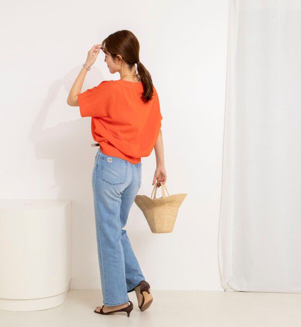 NOLLEY'S「《手洗い可能》コットンセルロースリラックスプルオーバー」|ニット・セーター|