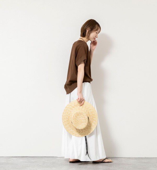 NOLLEY'S「《手洗い可能》コットンセルロースリラックスプルオーバー」|ニット・セーター|