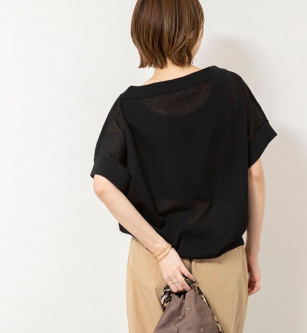 NOLLEY'S「《手洗い可能》コットンセルロースリラックスプルオーバー」|ニット・セーター|