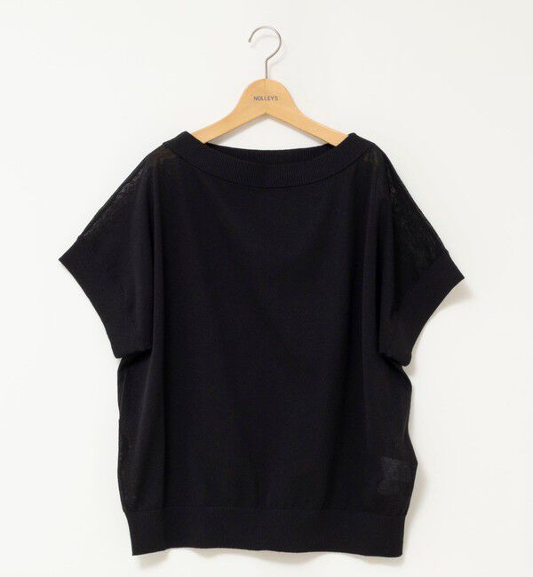 NOLLEY'S「《手洗い可能》コットンセルロースリラックスプルオーバー」|ニット・セーター|