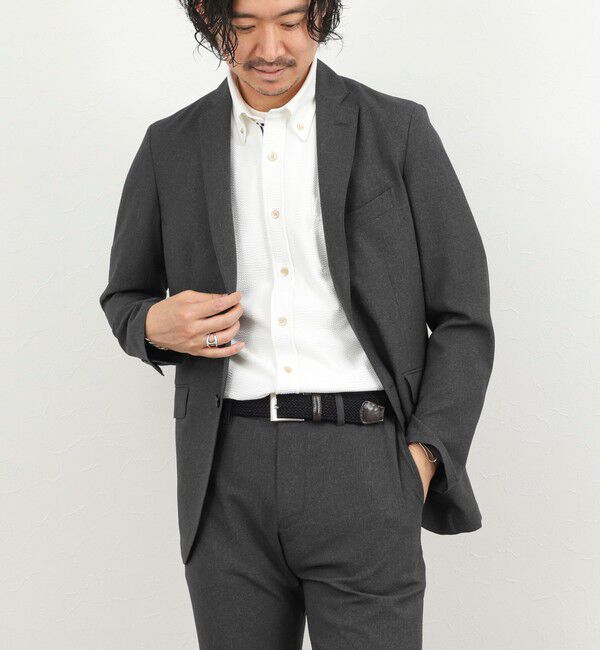 NOLLEY'S goodman「《ビジカジ/セットアップ対応》TRABEST サッカーテーラードジャケット 26SS」|テーラードジャケット|