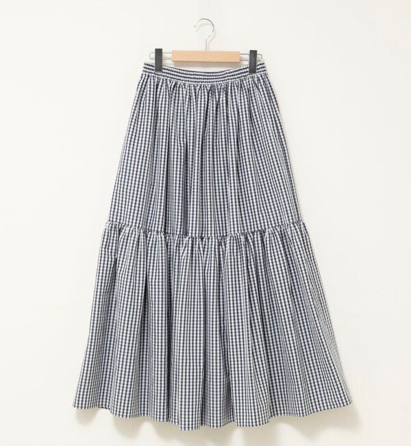 MAQWEL「【MAQWEL/マクウェル】ウォッシャブルチェックスカート」|フレア|