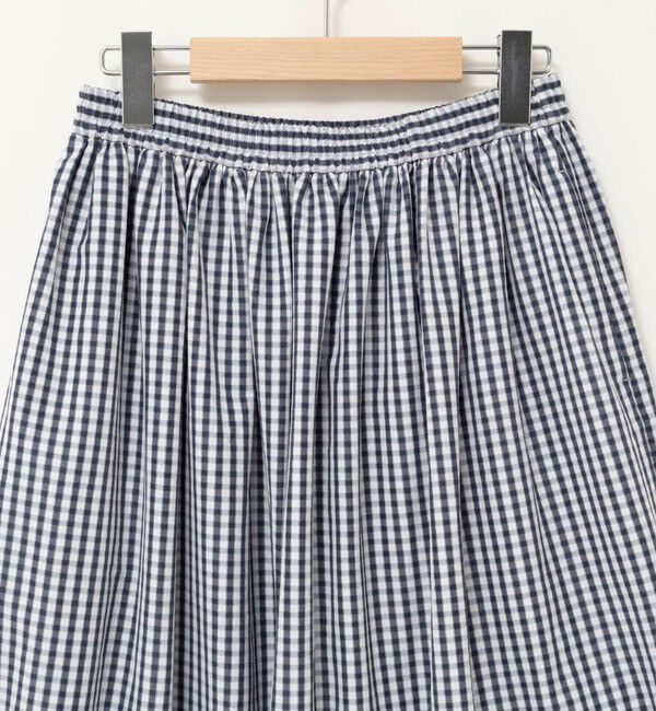 MAQWEL「【MAQWEL/マクウェル】ウォッシャブルチェックスカート」|フレア|