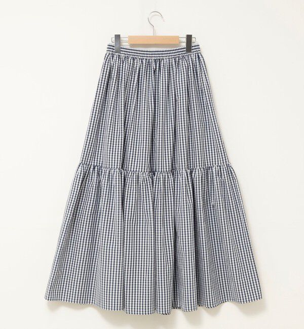 MAQWEL「【MAQWEL/マクウェル】ウォッシャブルチェックスカート」|フレア|