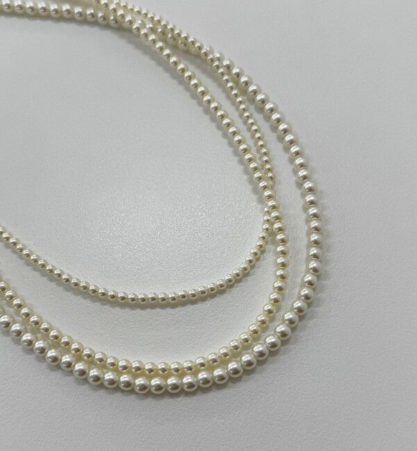 fredy emue「パール3連ショートネックレス」|ネックレス|