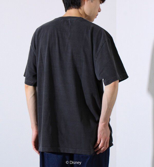 GLOSTER「【GOOD ROCK SPEED】MICKEY / フロッキープリントTシャツ」|Tシャツ・カットソー|