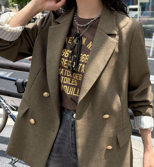 fredy emue「ダブルブレストジャケット」|テーラードジャケット|