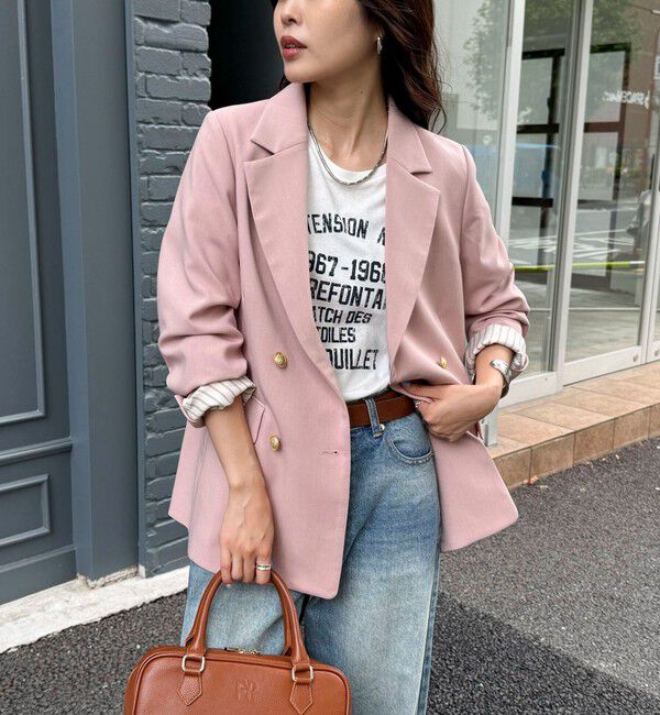 fredy emue「ダブルブレストジャケット」|テーラードジャケット|