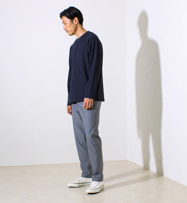 GLOSTER「【大人の美脚パンツ/S～XL展開】ミラクルストレッチ イージーパンツ」|チノ|