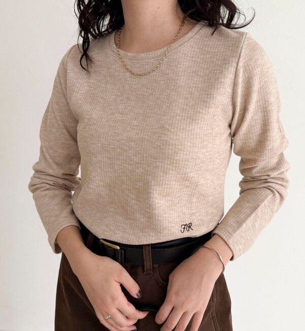 fredy emue「起毛テレココンパクトプルオーバー」|Tシャツ・カットソー|