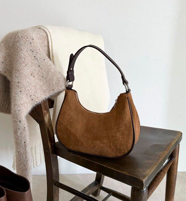 fredy emue「パイピングスエードラウンドワンショルバッグ」|ショルダー・メッセンジャー|