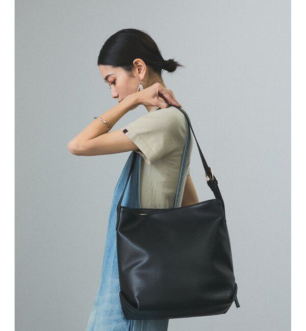 SALON adam et rope'「スプリットレザーバケットバッグ」|ショルダー・メッセンジャー|クロメイン