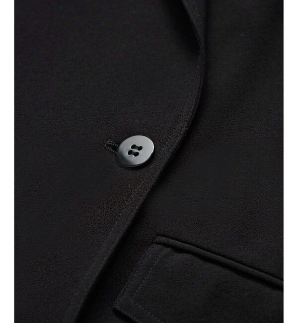 SALON adam et rope'「バックサテンハーフスリーブジャケット［セットアップ対応・今から秋まで］」|テーラードジャケット|