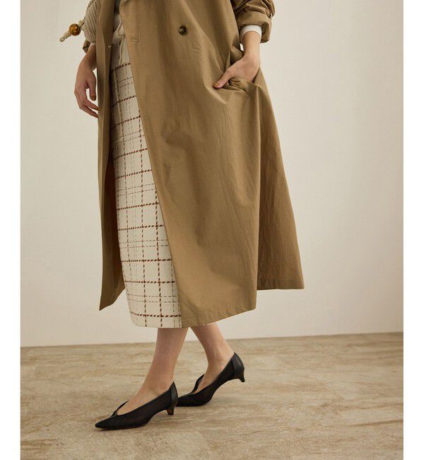 ROPE「【軽量】コットンポプリン スプリングコート」|トレンチコート|