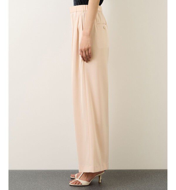 ROPE「イージータックワイドパンツ/セットアップ対応・イージーケア」|チノ|