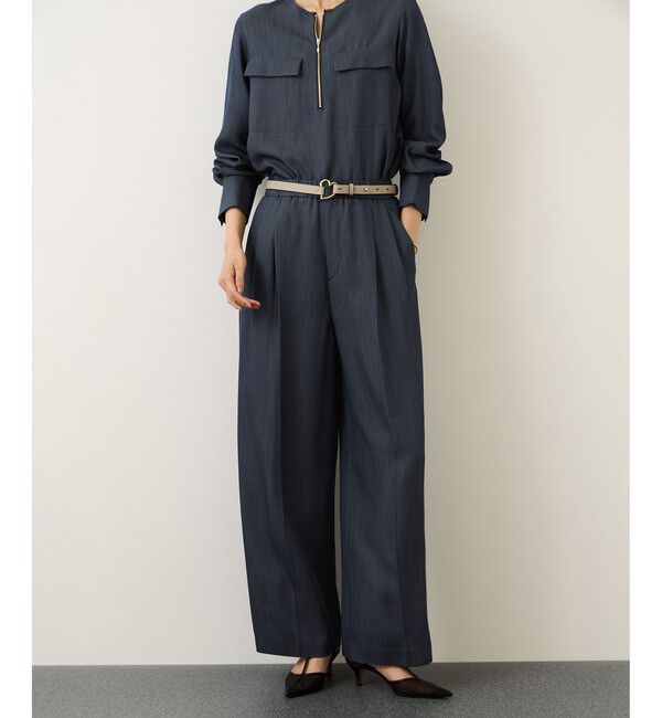 ROPE「イージータックワイドパンツ/セットアップ対応・イージーケア」|チノ|