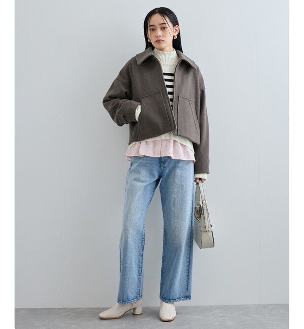 VIS「ハイウエストストレートデニム」|デニム|