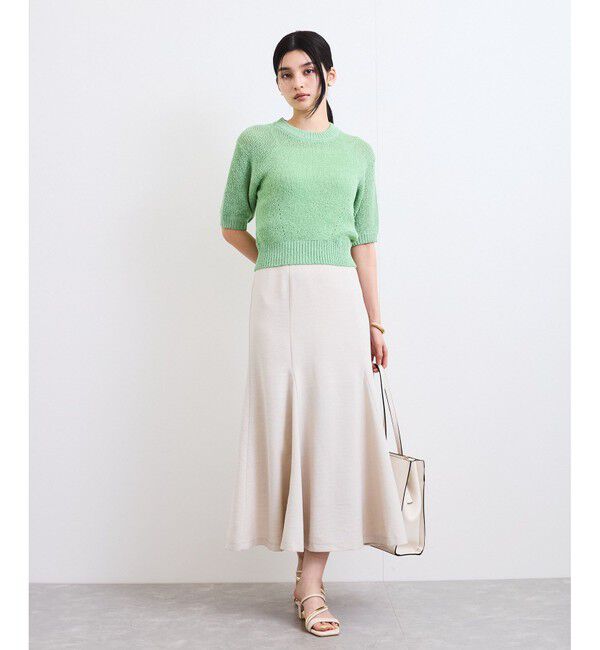 VIS「【美easy】リネンライクマーメイドスカート【洗える】【セットアップ対応】」|スカート|