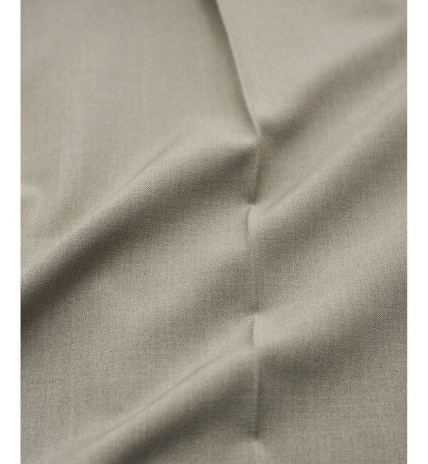 VIS「【新色追加】【防シワ/接触冷感】ベルトディテールタックワイドスラックスパンツ」|スラックス|