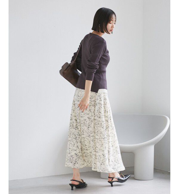 VIS「【WEB限定】フェイクレイヤードカーディガン(マルチWAY)」|カーディガン|