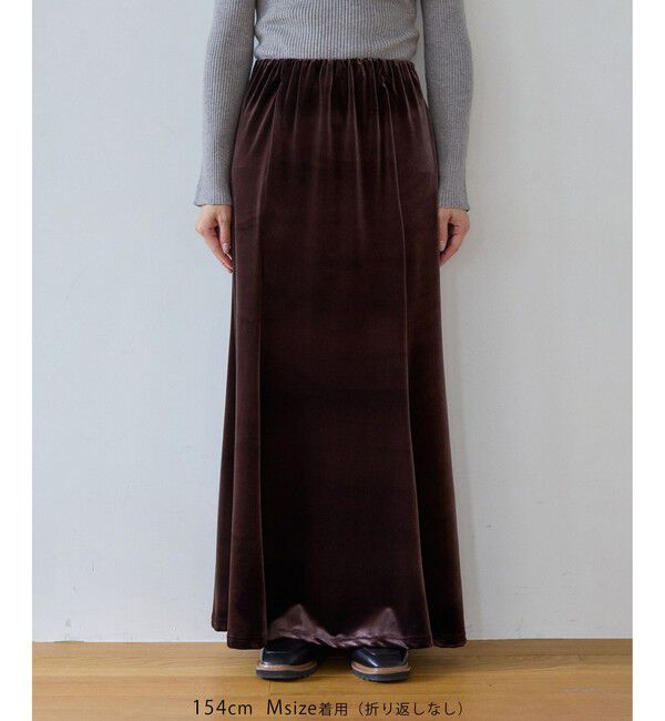 VIS「ベロアナロースカート」|スカート|