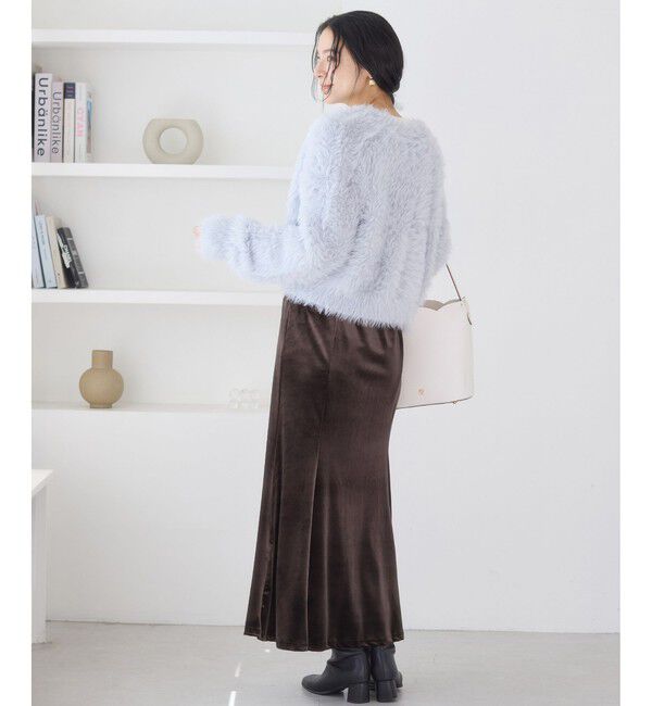 VIS「ベロアナロースカート」|スカート|