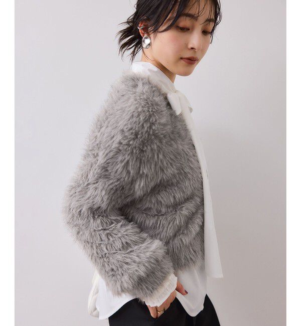 VIS「ラビットライクVネックカーディガン/イージーケア・WEB限定カラー」|カーディガン|