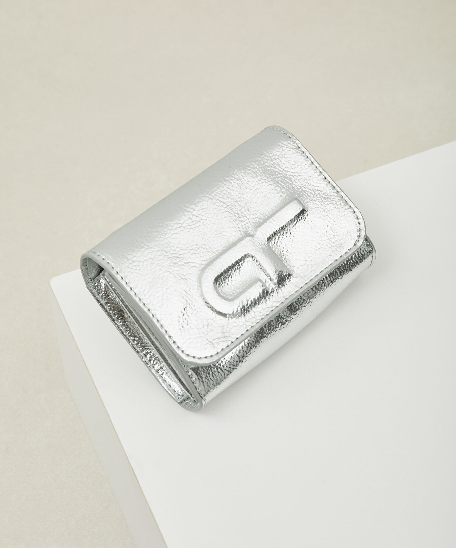 ADAM ET ROPE'「【一部WEB限定カラー】ウォレットマルチロゴショルダー」|ショルダー・メッセンジャー|シルバー(93)