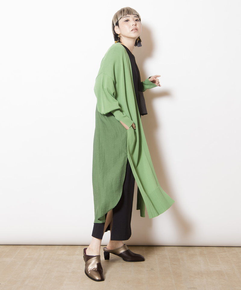  「切替ニットカーディガン」|ニット・セーター|