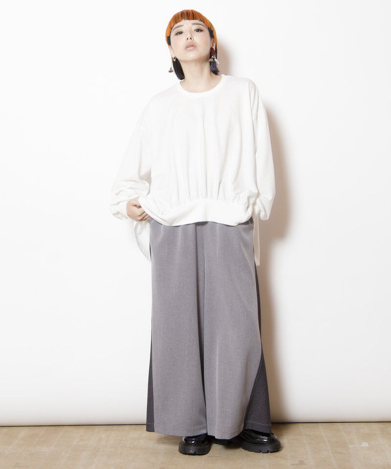  「ギャザープルオーバー」|Tシャツ・カットソー|