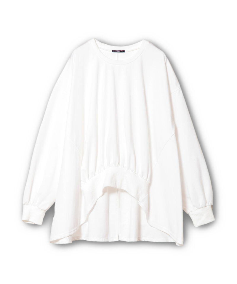  「ギャザープルオーバー」|Tシャツ・カットソー|