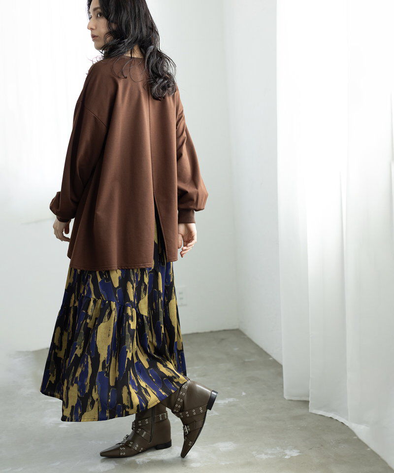  「ギャザープルオーバー」|Tシャツ・カットソー|