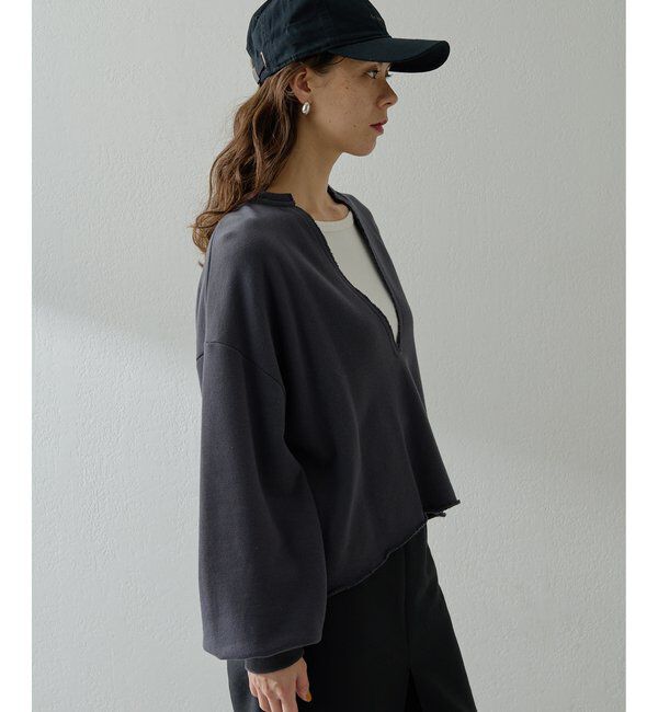  「スウェットVネックプルオーバー２」|Tシャツ・カットソー|