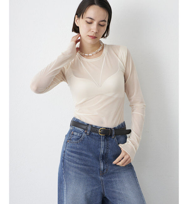  「【NICENICE MOMENT】MESH LS SHELL」|インナー|