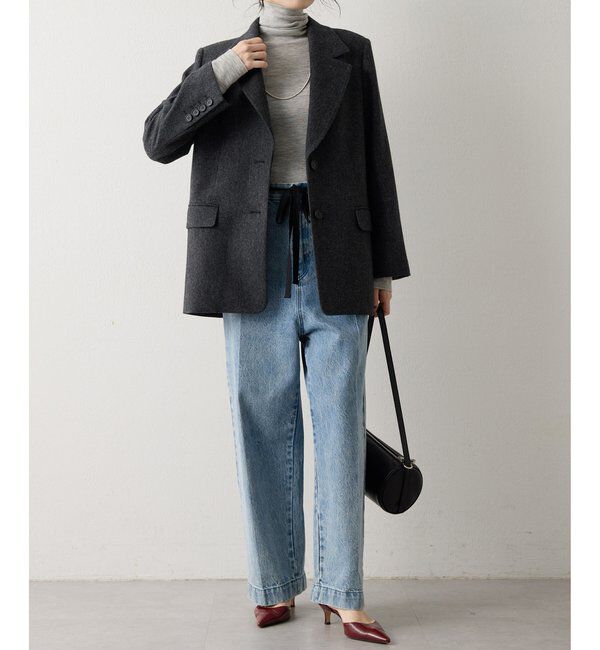  「センタープレスデニムパンツ」|デニム|