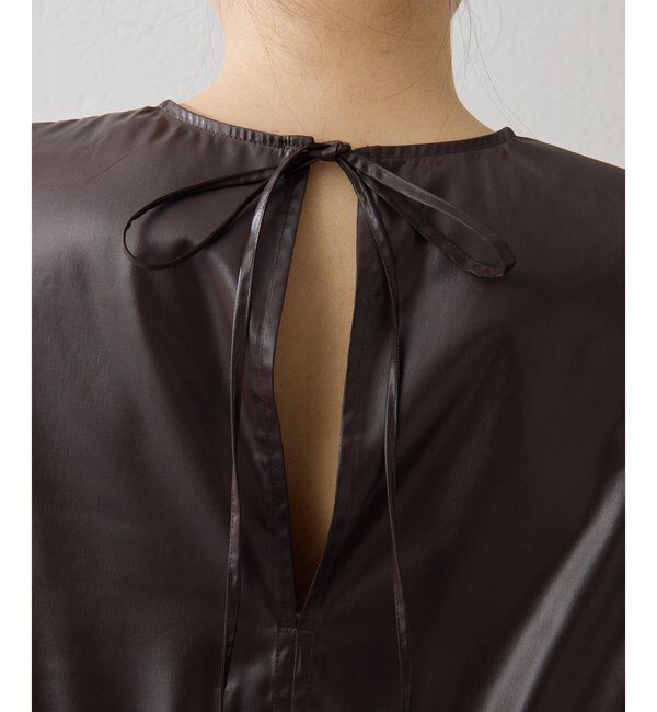  「ギャザーノースリーブブラウス」|シャツ・ブラウス|