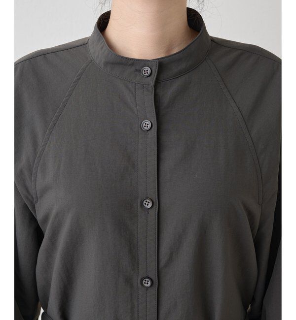  「ナイロンシャツドレス」|ワンピース|